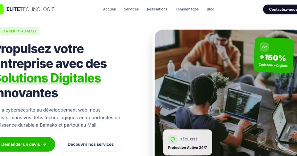 Plateforme Digitale ELITE Technologie
